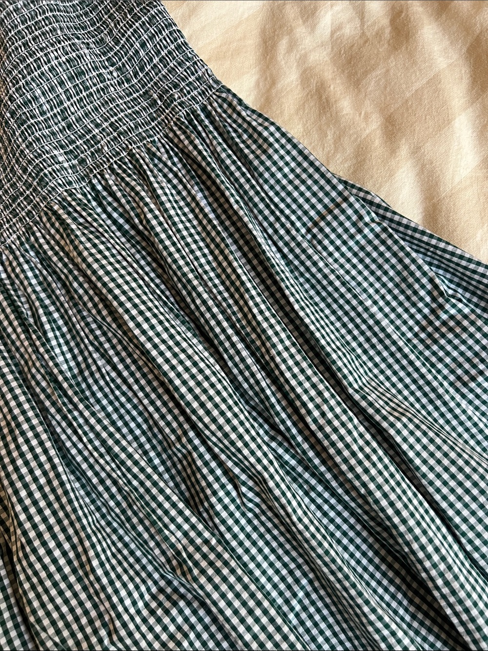Hill House Home Green Gingham Louisa dress - Picture 4 of 6